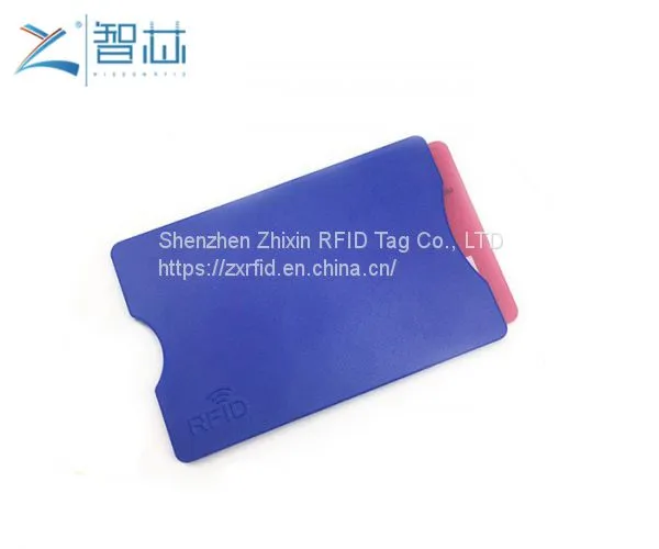 Высококачественный защитный держатель карт из ABS с блокировкой RFID