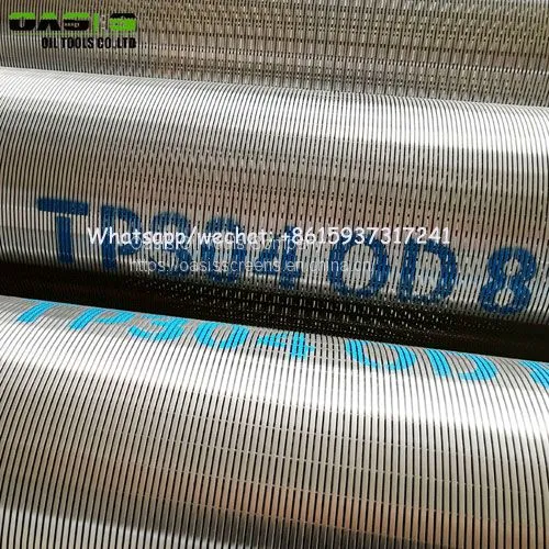 Water Well Drilling Wire Wrapped Stainless Steel Water Well Screens China Manufacturer photo-2