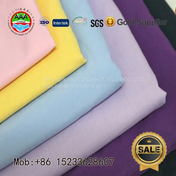 T/C 65/35 High Quality 65 Polyester 35 Cotton Poplin Fabric Shirt Fabric