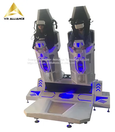 Exciting Double Seats Super Rocket Simulator 9D Virtual Reality VR Game Machine For Sale