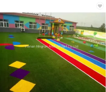 20mm Height Rainbow Colorful Running Track Artificial Turf Grass Mat photo-4