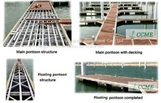 Marina Floating Pontoon Floating Dock Module Floating Dock Floating Bridge photo-2
