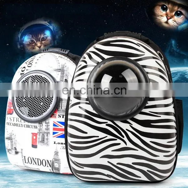 Wholesale Trend Transparent Capsule Cat Shoulder Bag Out Portable Breathable Pet Space Bag photo-5