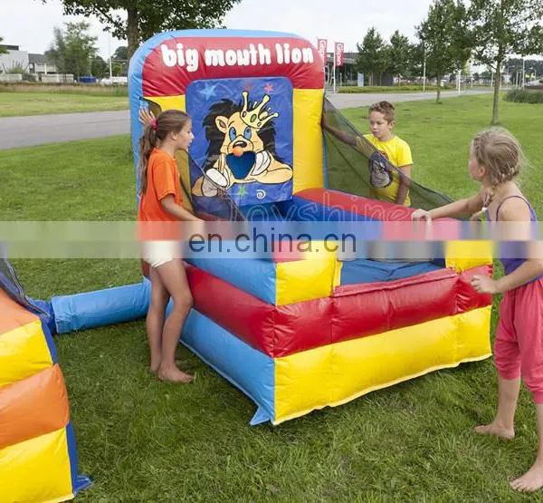 Inflatable Baseball Snowball Basketball Big Mouth Carnival Games Set For Events photo-5