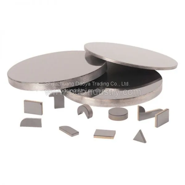 PCD Cutting Tool Blanks Industrial Diamonds Manufacturers Polycrystalline Diamond Compact Cutters