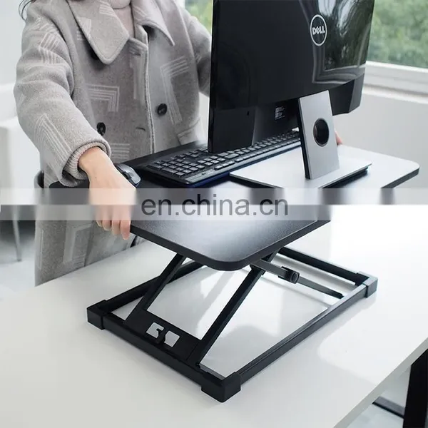 High Stability Adjustable Lifting and Lowering Stand Up Computer Table photo-3
