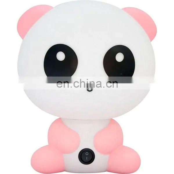 Baby Kid Bedroom Desk Panda Cartoon Animal Plug in Night Light photo-4