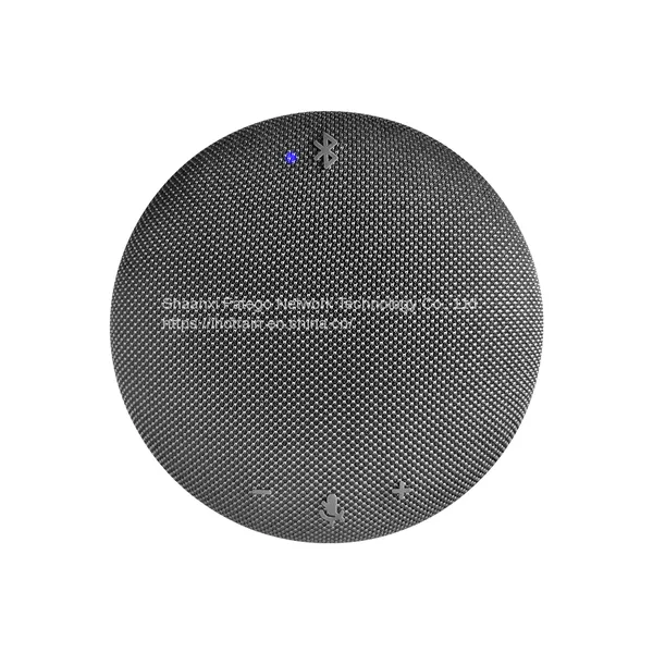 Hotrain FX600U Grey Portable Omni-directional USB Conference Microphone Speaker With Mics for Meeting Teaching