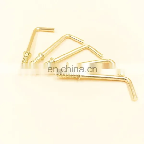 L Type C Type Screw Hook Self Tapping Screws Square Cup Hook Decorative Eye Bolts photo-5