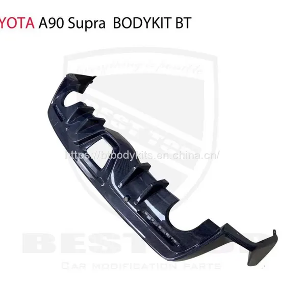 For Toyota A90 Supra Rear Diffuser Carbon Fiber Facelift photo-4