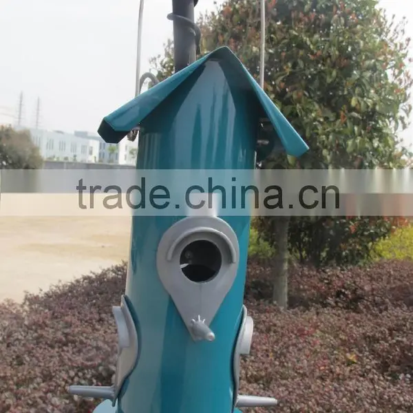 Garden Metal House Shape Hanging Bird Feeders photo-2