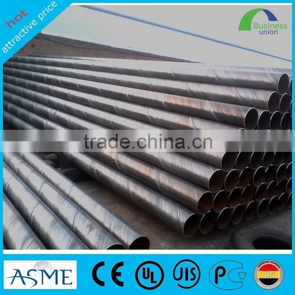 Low Price Hot Rolled Mild ERW Black Carbon Round Steel Pipe Manufacturer photo-2