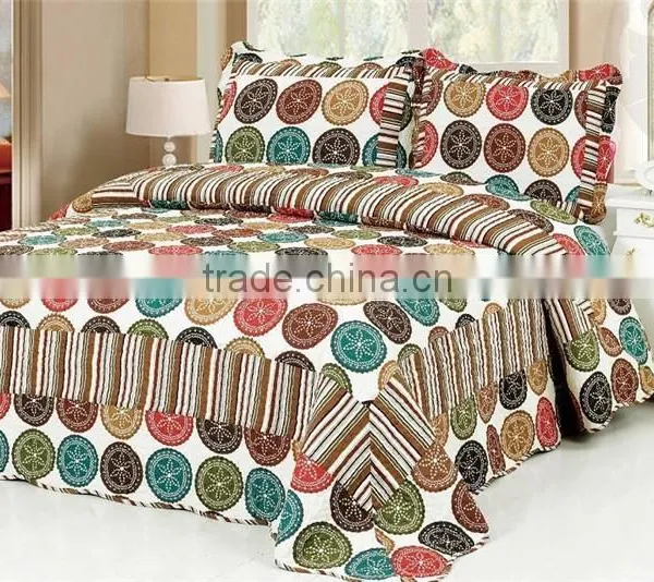 Colorful geometry cotton american patchwork quilts handmade patchwork quilts