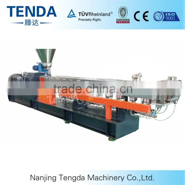 TSH-75 PVC/PE Plastic Compounding Double Screw Extruder Production Line photo-6