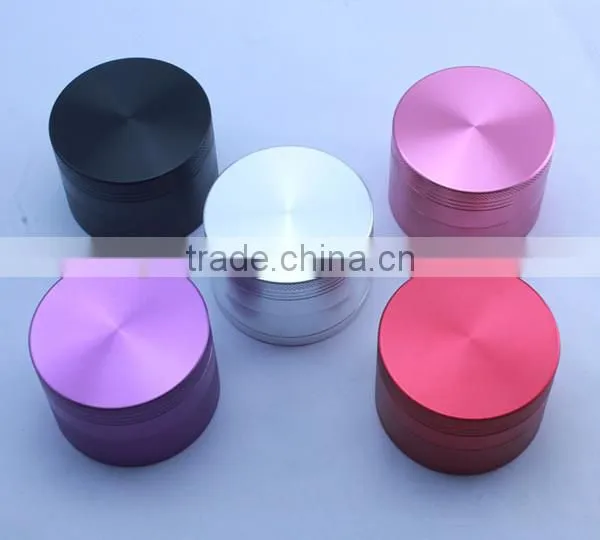 Wholesale 4 Piece 63mm Herb Grinder Aluminum