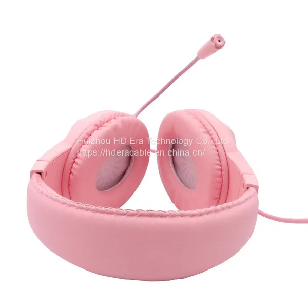 HDERA USB+3.5mm Headphones Gaming Headphones With Noise Cancelling Microphone Headphones HD807 photo-2