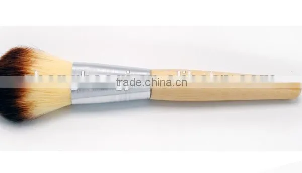Face Use Bamboo Handle Synthetic Hair Powder Power Brush photo-3