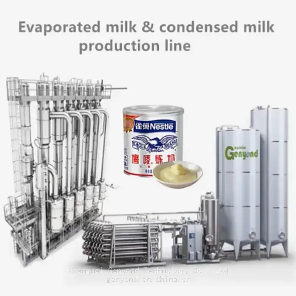 Complete Sweetened Condensed Milk Vitamin Fortified Condensed Milk Production Line