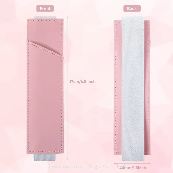 Adjustable Elastic Band Pen Holder Notebook Pen Pocket Case PU Leather Marble Bookmark Pencil Sleeve Pouch for Book Notebook photo-3