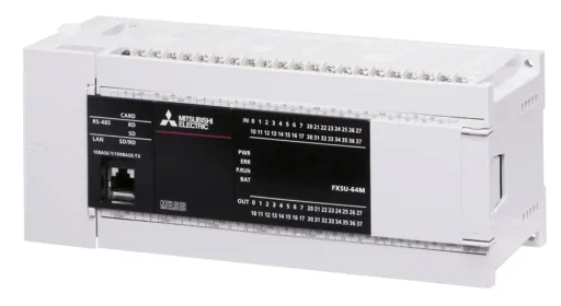 Mitsubishi PLC Module FX5U-64MR/ES