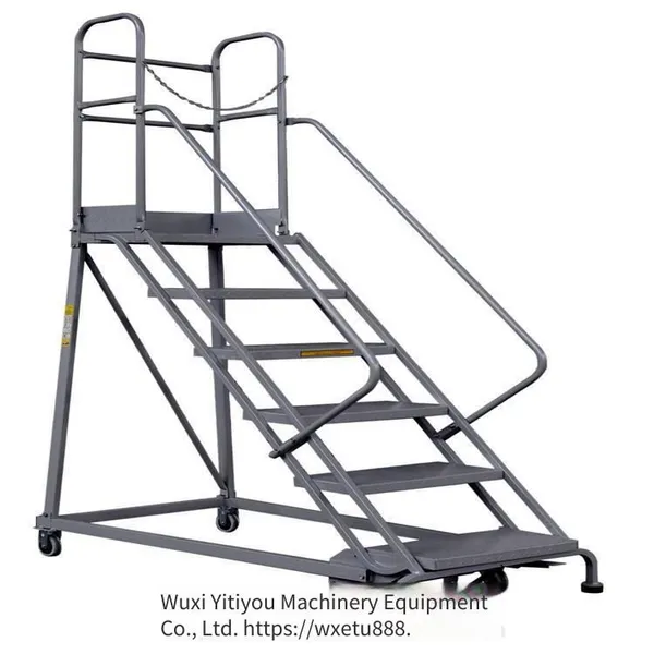 Supply, Rlc355 European-style Mobile Steel Ladder, Demountable, Automatic Braking, eu ce