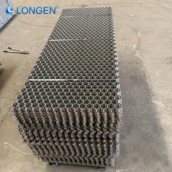 Hexagonal Cellular Mesh Crimp Refractory Armouring Support Bonding Holes Thermostable Hexsteel photo-6