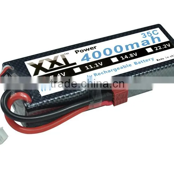 High Quality Lithium Polymer Battery 4000mAh 7.4V for RC Lipo Battery RC Car photo-3