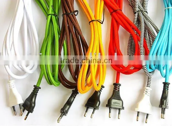 Textile Braided Cord for Lamp