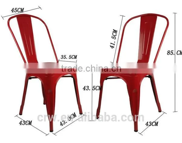 MCH-1501-8 Cheap Outdoor Metal Dining Chair photo-4