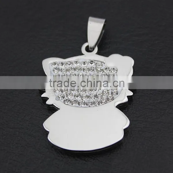 High-grade Stainless Steel Pendants Cat Necklace Cartoon Necklace Wholesale photo-5