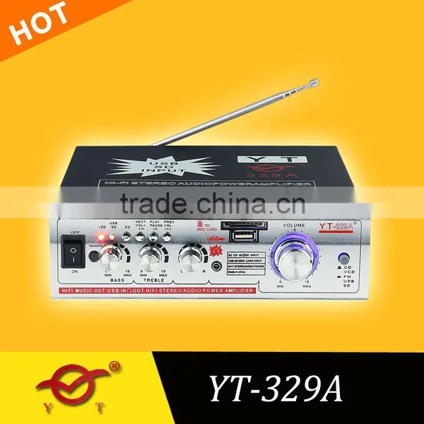 HiFi Stereo Amplifier YT-329A /remote Control Mp3 Player photo-2