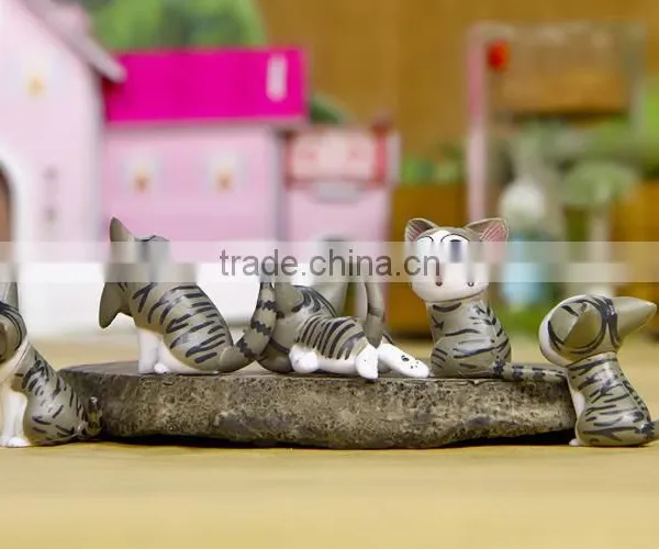 Home Decor Plastic Cat Crafts Figure Ornament photo-3