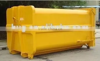 Metal Garbage Container 3M3/7M3/9M3/12m3/17m3/20m3 for Hook Truck