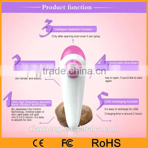 Face Hydra Machine Handy Female Beauty Nano Mist Facial Spray for Amazon photo-3