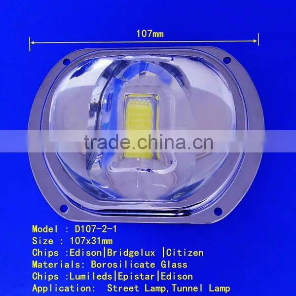 Led Plano Transparent 100w Glass Lens For Street Light photo-2