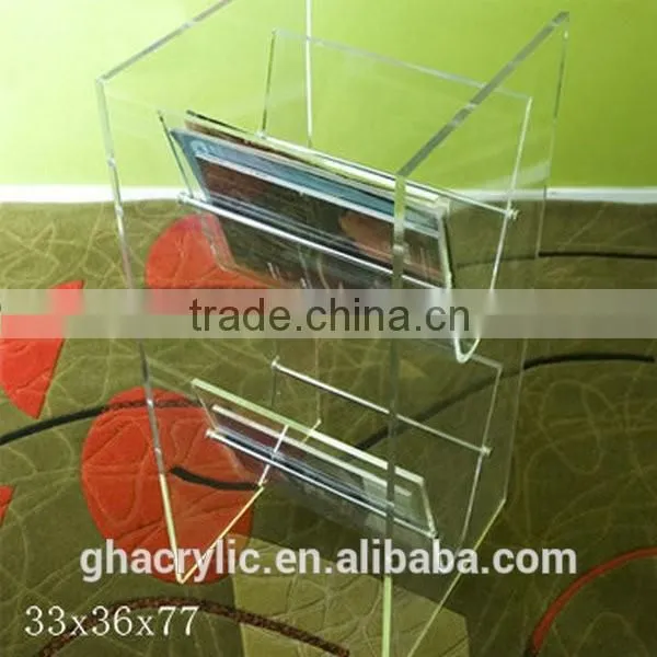 Eco-friendly New Design Acrylic Magazine Rack,customized Acrylic Magazine Rack photo-3