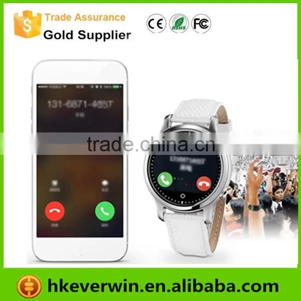 Bluetooth 4.0 IOS&Android Round Smart Watch S360 Reloj Inteligente With SOS / G-sensor photo-6