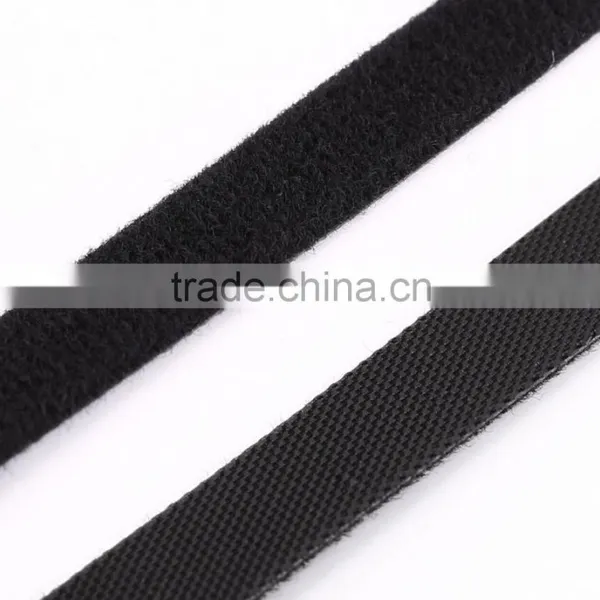 Black Adjustable ONE-WRAP Cable Ties Wire Cord Straps Reusable Hook Loop photo-5