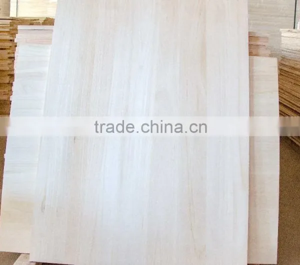 Paulownia Edge Glued Solid Board, Paulownia Solid Board 1220*2440mm photo-4