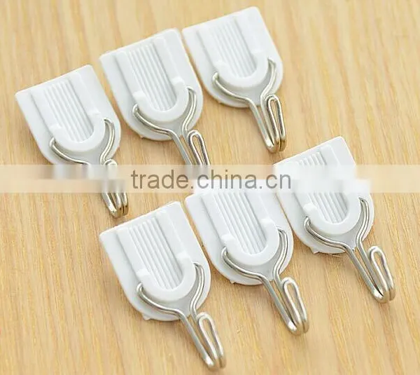 M052 6pcs Wholesale Adhesive Sticky Hooks photo-4