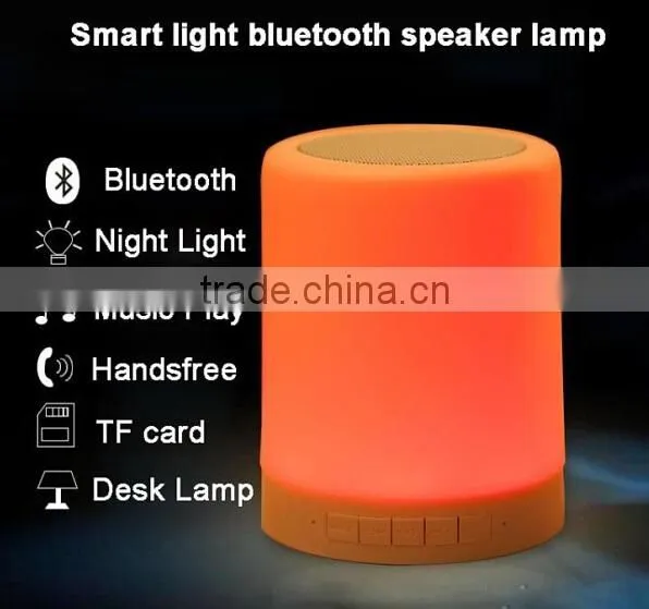 Rechargable Touch Sensor Lamp Mini Smart Led Bulb Light Bluetooth Speaker photo-3