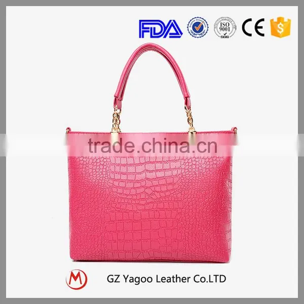 Wholesale Professional Croco PU Lady Handbag / Woman Handbag for Office and Shopping Most Popular Supplier's Ch photo-3