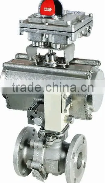 Stainless Steel Pneumatic Ball Valve/ Ball Valve