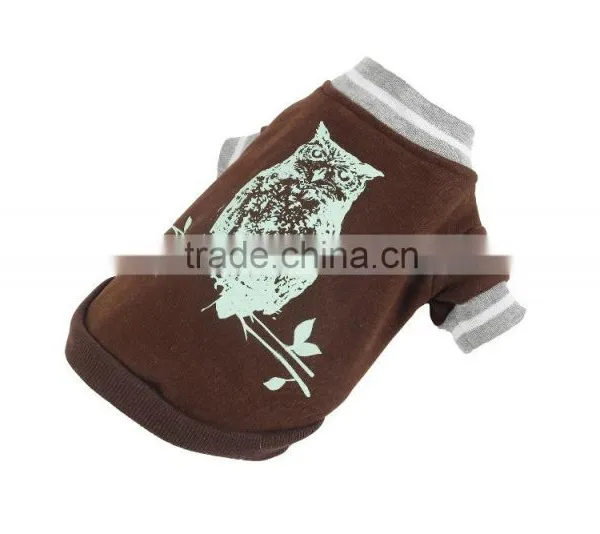 2016 New Design Dog Coat With Owl Print Glow in Dark photo-2