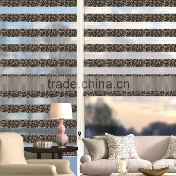 DISCOUNT HIGH-QUALITY JACQUARD ZEBRA BLINDS SHADE FABRIC