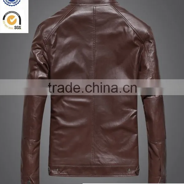 New European Hight Quality Cheap Man's Leather Jacket photo-2