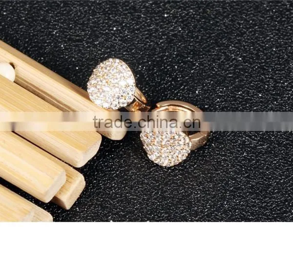 2016 Fashion Earring Hot-sell Gold Earrings Crystal photo-3