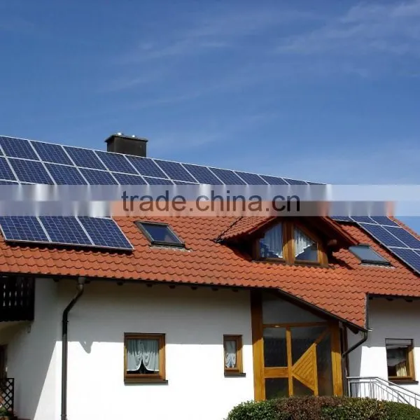 1KW Tempered Glass Solar Panel System for Home & Solar Street Light