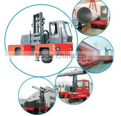 Hot sale ISUZU ENGINE side loader forklift