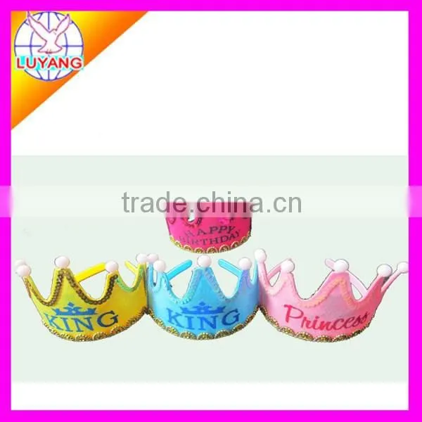 2015 New Party Hat Princess Hat Happy Birthday Hat Crown With Led Light With Music photo-5